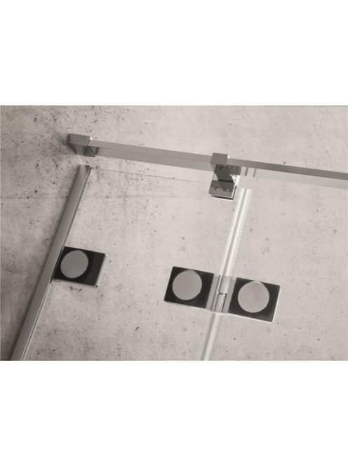 Radaway Euphoria PDD íves zuhanykabin 90x90 átlátszó