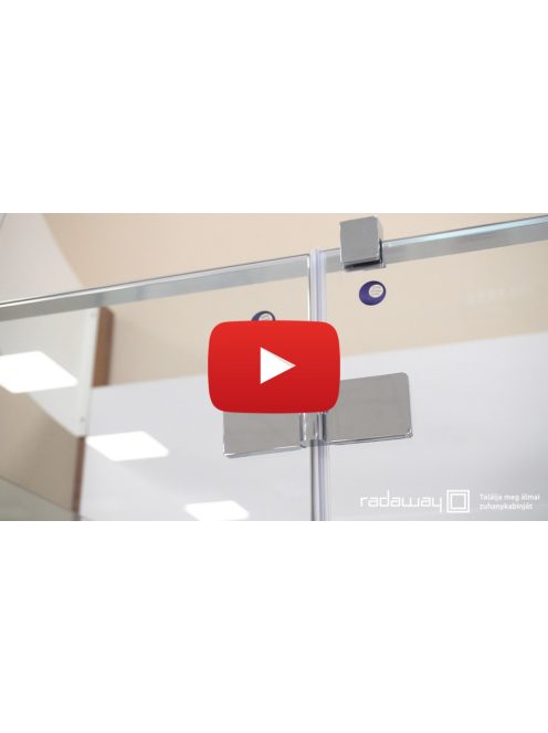 Radaway Euphoria PDD íves zuhanykabin 90x90 átlátszó