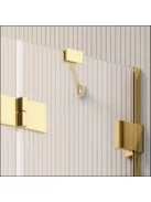 Radaway Essenza Pro Gold PDD íves arany zuhanykabin 80x100 átlátszó