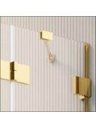 Radaway Essenza Pro Gold KDD szögletes arany zuhanykabin 100x80 átlátszó