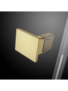 Radaway Essenza Pro Gold KDD szögletes arany zuhanykabin 100x90 átlátszó