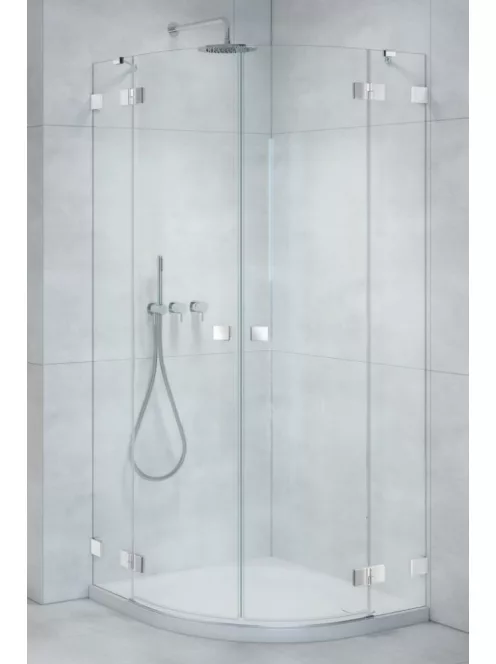 Radaway Essenza Pro PDD íves zuhanykabin 80x80 átlátszó
