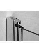 Radaway Eos KDS II szögletes zuhanykabin 90x90 átlátszó jobbos