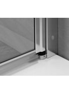 Radaway Eos KDS II szögletes zuhanykabin 100x100 átlátszó balos