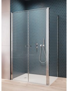   Radaway Eos DWD+S II szögletes zuhanykabin 110x80 átlátszó