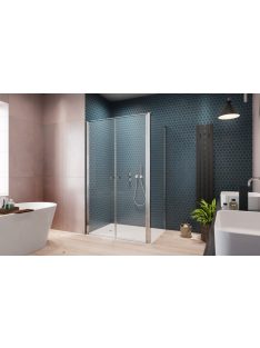   Radaway Eos DWD+S II szögletes zuhanykabin 110x90 átlátszó