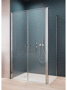   Radaway Eos DWD+S II szögletes zuhanykabin 110x100 átlátszó