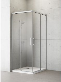 Radaway Idea KDD szögletes zuhanykabin 80x80 átlátszó