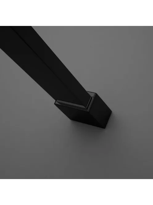 Radaway Modo New Black IV Walk-in fekete zuhanyfal 100x95 átlátszó