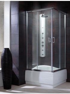   Radaway Premium Plus C1700 szögletes zuhanykabin 80x80 barna