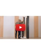 Radaway Nes KDJ I szögletes zuhanykabin 90x90 átlátszó balos