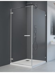   Radaway Arta KDJ I szögletes zuhanykabin 80x110 átlátszó jobbos