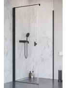 Radaway Nes Black KDJ I szögletes fekete zuhanykabin 90x100 átlátszó balos