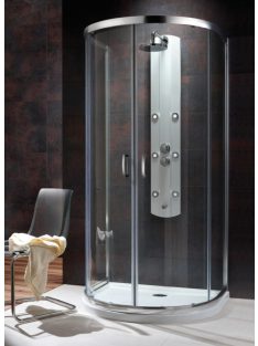 Radaway Premium Plus P íves zuhanykabin 100x90 barna