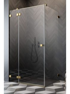   Radaway Essenza Pro Gold KDJ szögletes arany zuhanykabin 100x80 átlátszó balos