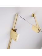 Radaway Essenza Pro Gold KDJ szögletes arany zuhanykabin 100x100 átlátszó jobbos