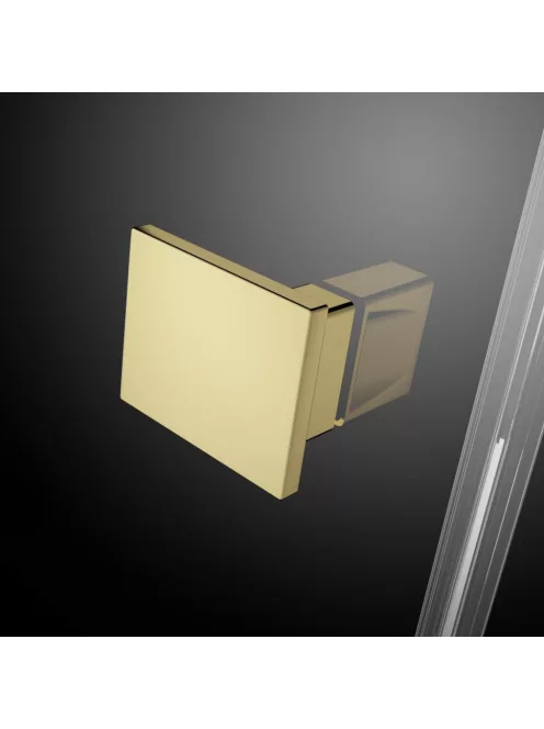 Radaway Essenza Pro Gold KDJ szögletes arany zuhanykabin 110x80 átlátszó jobbos