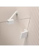 Radaway Essenza Pro White KDJ szögletes fehér zuhanykabin 90x90 átlátszó jobbos