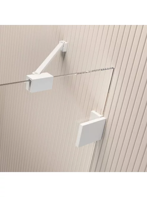 Radaway Essenza Pro White KDJ szögletes fehér zuhanykabin 90x90 átlátszó jobbos