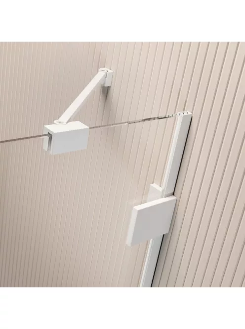 Radaway Essenza Pro White KDJ szögletes fehér zuhanykabin 90x90 átlátszó jobbos