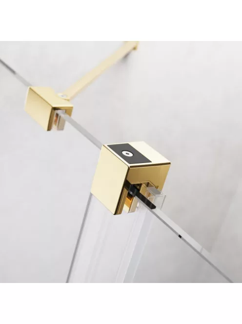 Radaway Furo Gold KDJ szögletes arany zuhanykabin 90x110 átlátszó balos