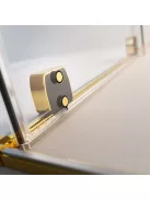 Radaway Furo Gold KDJ szögletes arany zuhanykabin 100x75 átlátszó balos