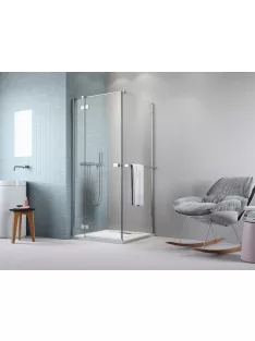   Radaway Törölközőtartó rögzítés két ponton az üvegre (króm)