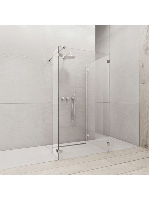 Radaway Euphoria Walk-in IV zuhanyfal 100x100 átlátszó