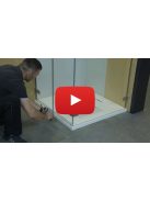 Radaway Arta DWD+S szögletes zuhanykabin 80x100 átlátszó