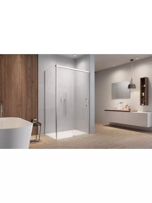 Radaway Idea KDS szögletes zuhanykabin 100x100 átlátszó balos