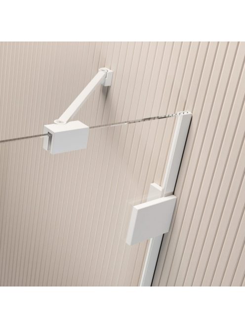 Radaway Essenza Pro White PND II fehér kádparaván 100 átlátszó