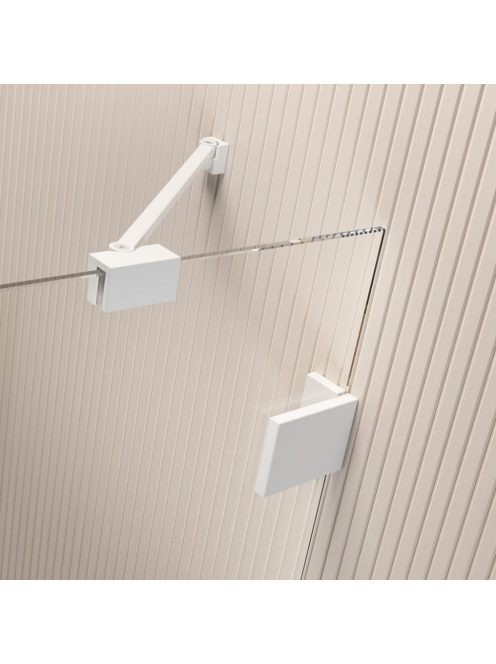 Radaway Essenza Pro White PND II fehér kádparaván 140 átlátszó