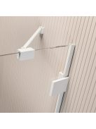 Radaway Essenza Pro White PND II fehér kádparaván 140 átlátszó