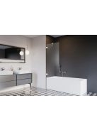 Radaway Essenza Pro White PNJ II fehér kádparaván 60 átlátszó