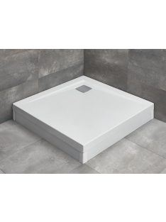   Radaway Argos C szögletes zuhanytálca lábbal 90x90 fehér, ajándék szifonnal
