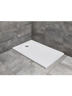   Radaway Zantos F szögletes lapos zuhanytálca 100x80 fehér, ajándék szifonnal