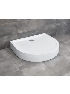   Radaway Delos P íves zuhanytálca lábbal 100x90 fehér, ajándék szifonnal