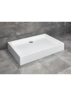   Radaway Laros D szögletes zuhanytálca 90x80 fehér, ajándék szifonnal