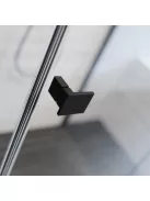 Radaway Essenza Black KDJ szögletes fekete zuhanykabin 120x100 átlátszó jobbos