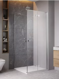   Radaway Essenza KDJ-B szögletes zuhanykabin 90x90 átlátszó jobbos