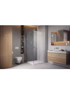   Radaway Essenza KDJ-B szögletes zuhanykabin 100x100 átlátszó balos