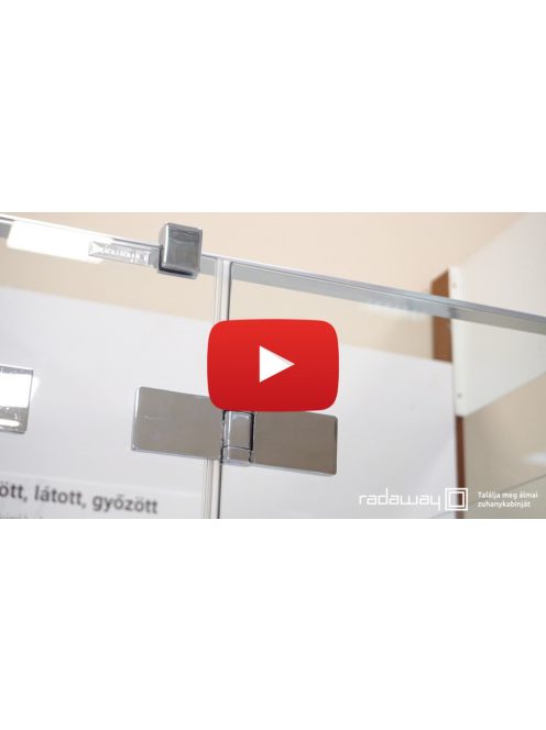 Radaway Arta DWJ II zuhanyajtó 130 átlátszó jobbos