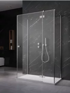   Radaway Essenza KDJ+S szögletes zuhanykabin 80x80 átlátszó jobbos
