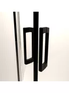 Radaway Premium Pro Black PDD íves fekete zuhanykabin 80Bx90J