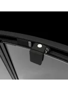Radaway Premium Pro Black PDD íves fekete zuhanykabin 80Bx90J
