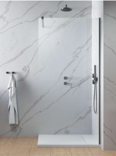   Radaway Modo New Brushed GunMetal II Walk-in szálcsiszolt fegyvermetál zuhanyfal 105 átlátszó