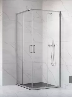  Radaway Premium Pro KDD szögletes zuhanykabin 80x80 átlátszó