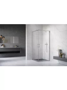   Radaway Premium Pro KDD szögletes zuhanykabin 80x80 átlátszó