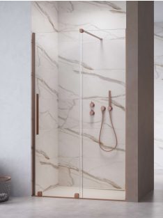   Radaway Furo Brushed Copper DWJ szálcsiszolt réz zuhanyajtó 100 átlátszó balos