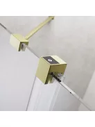 Radaway Furo Brushed Gold DWD szálcsiszolt arany zuhanyajtó 130 átlátszó